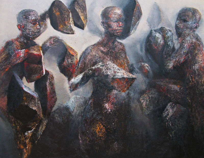 KATABASIS-9, Oil on canvas, 180X160 cm, 2013
