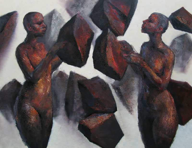 KATABASIS-10, Oil on canvas, 200X150 cm, 2013