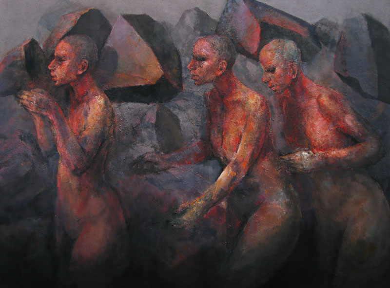 KATABASIS-1, Oil on canvas, 210X195 cm, 2013