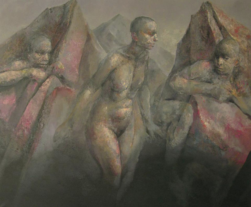 KATABASIS-17, Oil on canvas, 180X160 cm, 2013