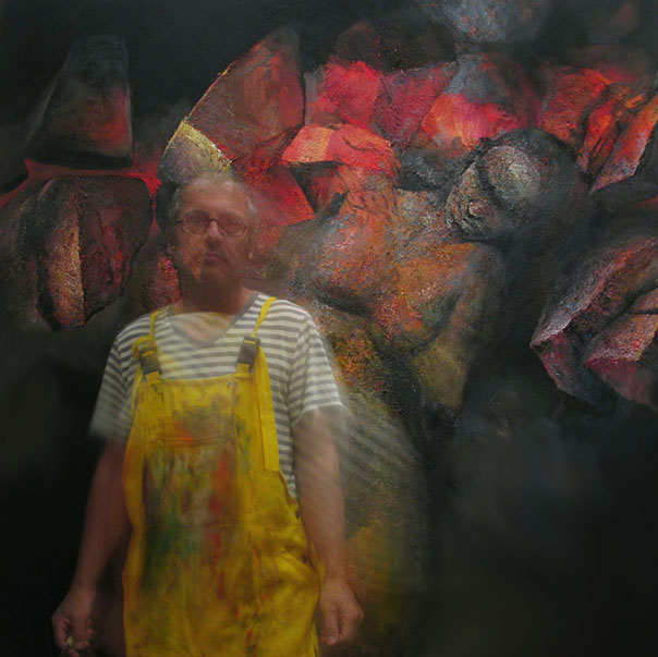 DIVINE COMEDY-11, Oil on canvas, 120X147 cm, 2017, Madison WI USA