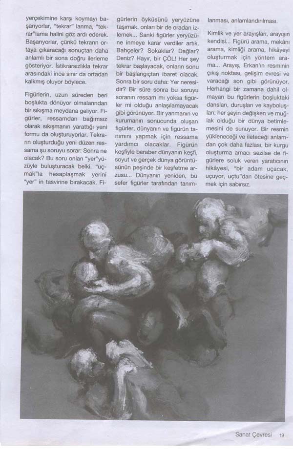 Nida Nevra Savcılıoğlu, Sanat Öevresi Art and Literature Magazine, 2003